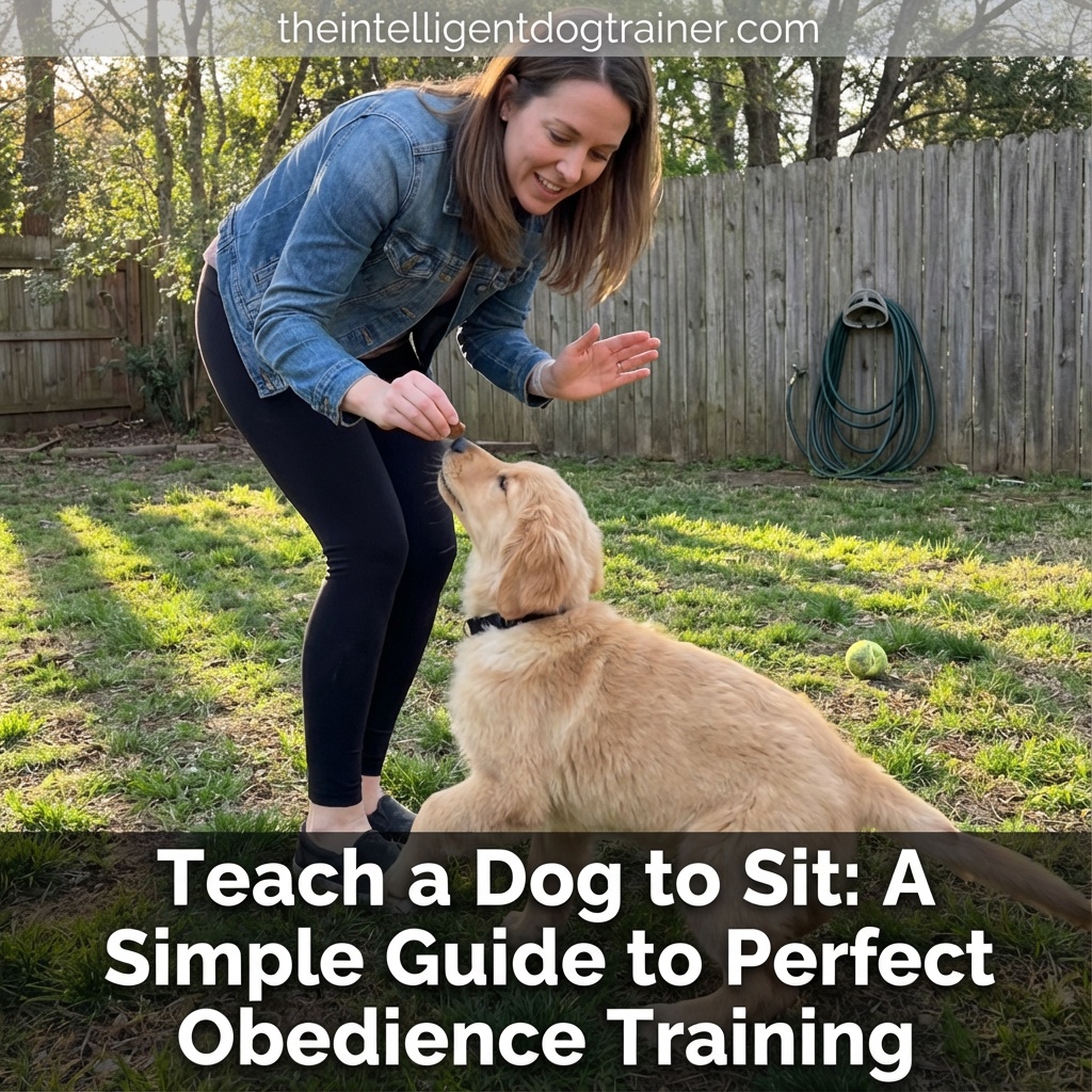 Teach a Dog to Sit: A Simple Guide to Perfect Obedience Training
