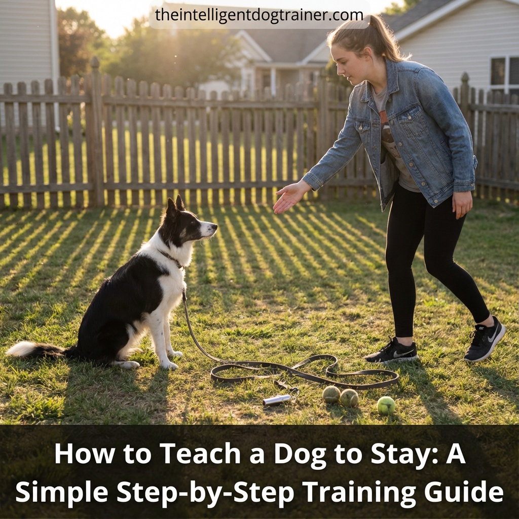 How to Teach a Dog to Stay: A Simple Step-by-Step Training Guide